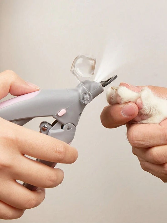 FluffyFresh GlowTrim – LED Pet Nail Clippers