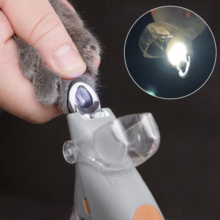 FluffyFresh GlowTrim – LED Pet Nail Clippers