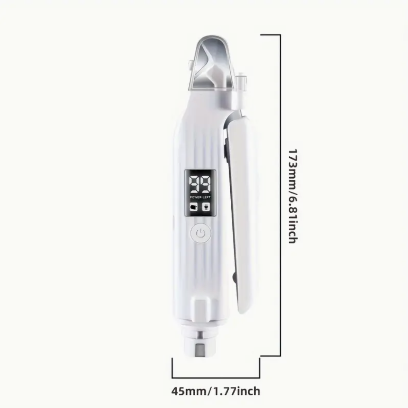 FluffyFresh DuoTrim Pro – 2-in-1 LED Nail Clipper & Grinder